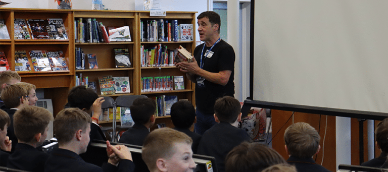 Author Tom Palmer Inspires Students During School Visit